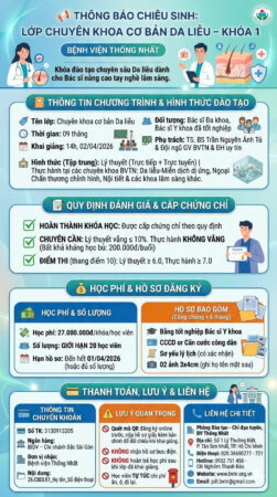 Chieu sinh chuyen khoa co ban da lieu